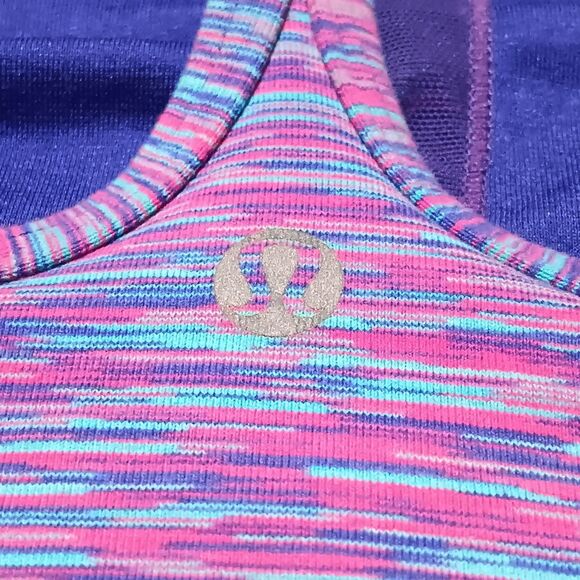 Lululemon Power Y Racerback Tank Top-Size 4-Yoga-Light Support-Wicking-Stretch - Picture 6 of 8